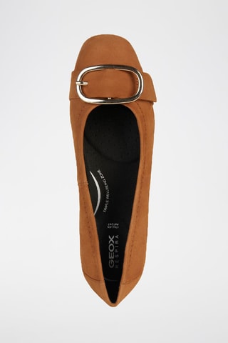 Ballerines en nubuck Annytah - Marron
