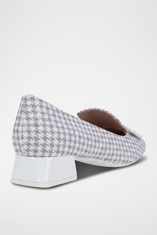 Ballerines en cuir Vivyanne - Gris clair