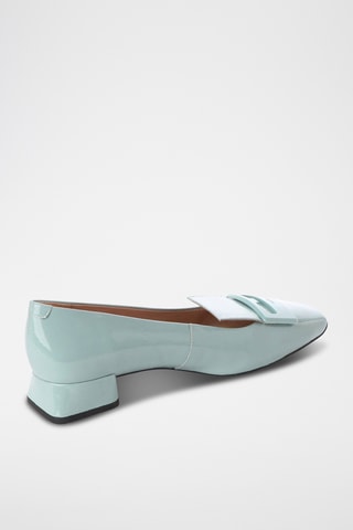 Ballerines en cuir verni Vivyanne - Vert d’eau
