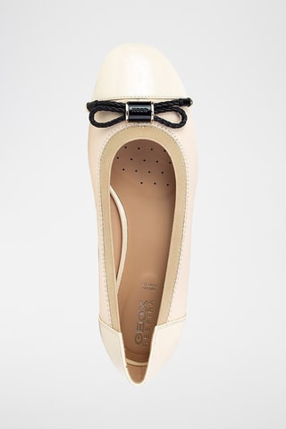 Ballerines en cuir nappa Chloo - Ecru