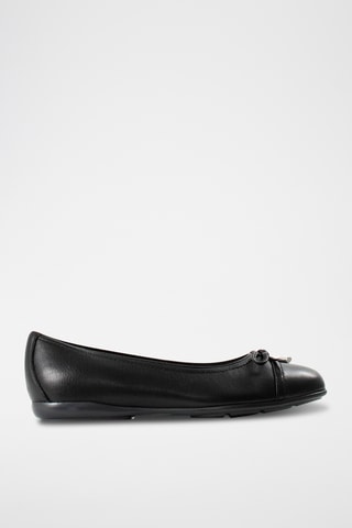 Ballerines en cuir Annytah - Noir