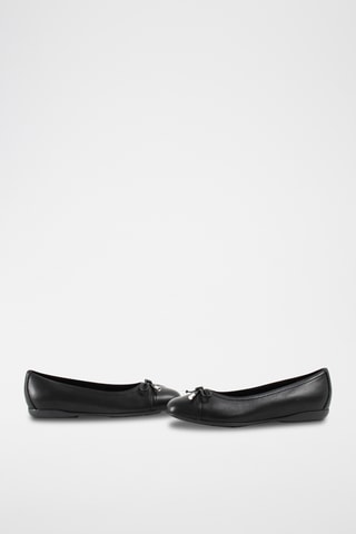 Ballerines en cuir Annytah - Noir