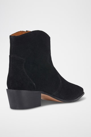 Bottines en nubuck Texica - Noir