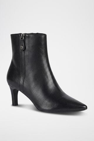 Bottines en cuir nappa Bibbiana - Noir