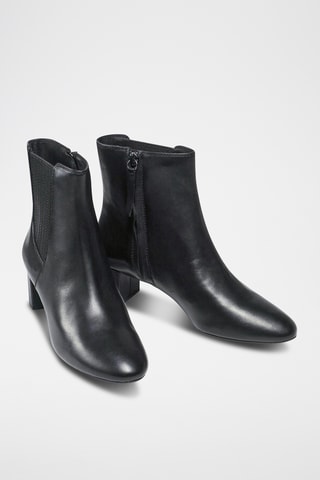 Bottines en cuir Pheby - Noir
