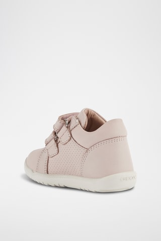 Bottines en cuir nappa Macchia - Rose poudré