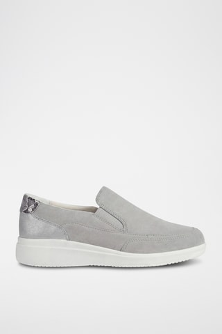 Slip-on en nubuck Tahina - Taupe
