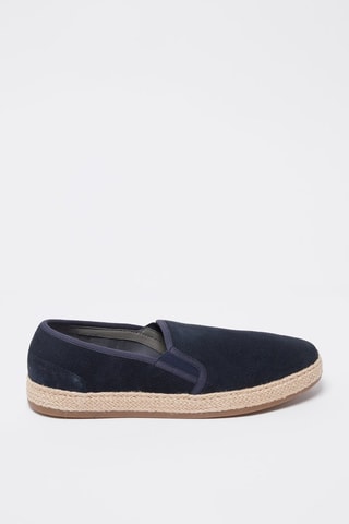 Slip-on en nubuck Pantelleria Bleu marine