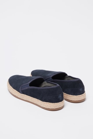 Slip-on en nubuck Pantelleria Bleu marine