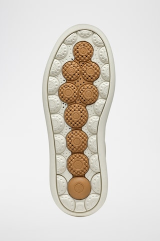 Slip-on en cuir Spherica - Ecru et doré