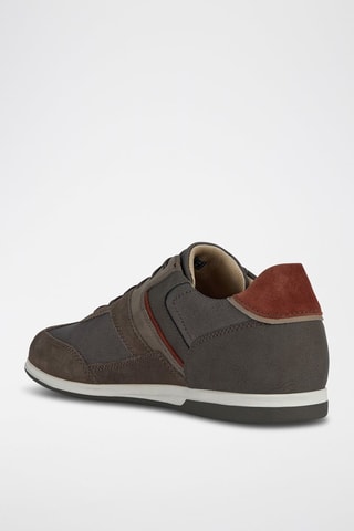 Baskets en cuir Renan - Gris foncé