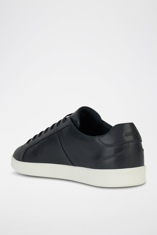 Baskets en cuir Regio - Bleu marine