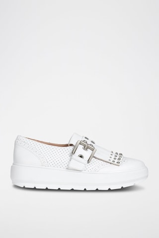 Baskets en cuir nappa Kaula - Blanc