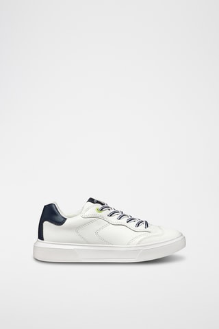 Baskets en cuir de veau Nettuno - Blanc