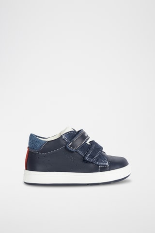 Baskets en cuir Biglia - Bleu marine