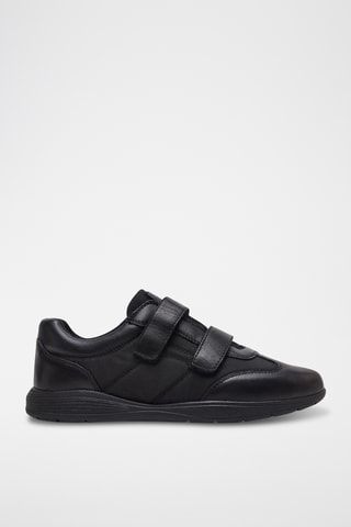 Baskets en cuir de mouton nappa Spherica - Noir