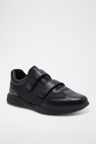 Baskets en cuir de mouton nappa Spherica - Noir