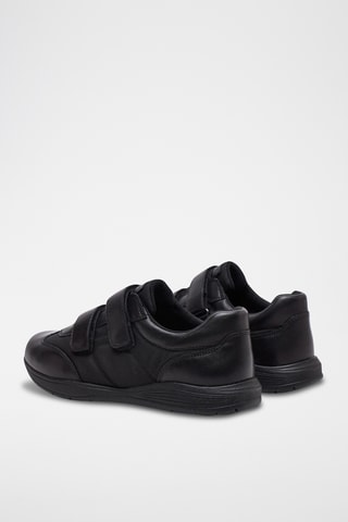 Baskets en cuir de mouton nappa Spherica - Noir