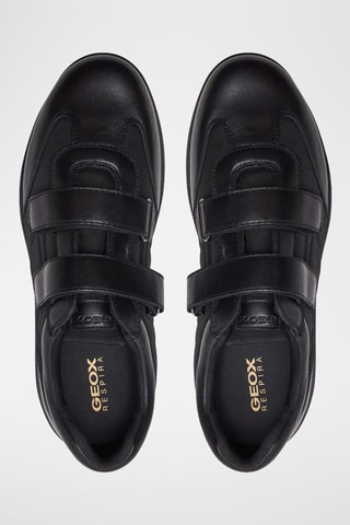 Baskets en cuir de mouton nappa Spherica - Noir