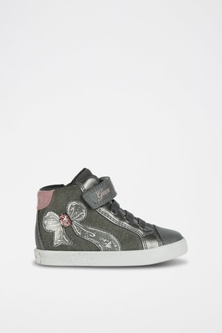 Baskets montantes en nubuck Kilwi G. A  - Gris