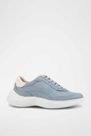 Baskets en cuir D Fluctis - Bleu clair