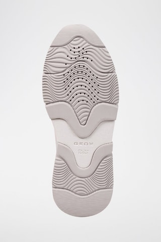 Baskets plateformes en cuir Kristene - Blanc et rose