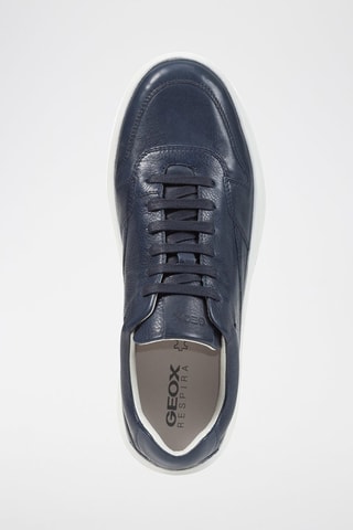 Baskets plateformes en cuir Velletri - Bleu