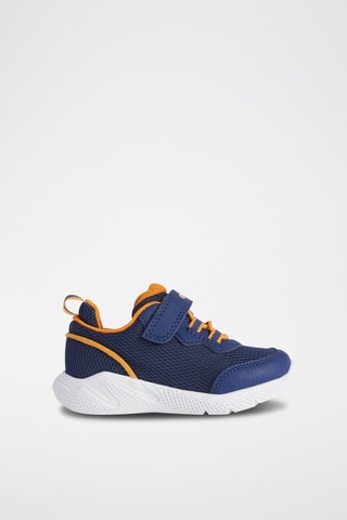 Baskets Sprintye Bleu marine et orange