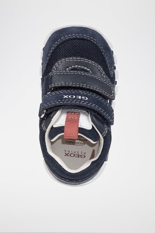 Baskets en nubuck Iupidoo - Bleu et blanc