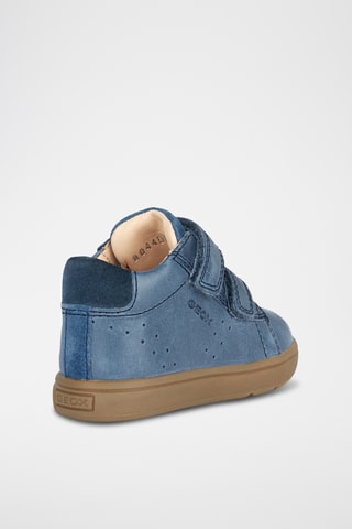 Baskets montantes en cuir Biglia - Bleu cobalt