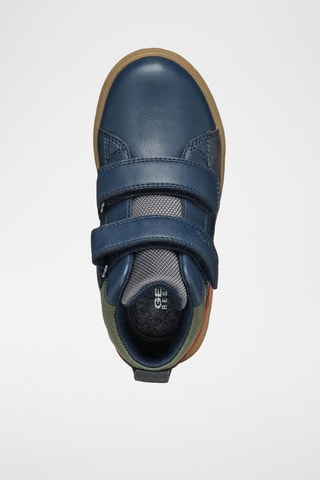 Baskets montantes en cuir Theleven - Gris foncé