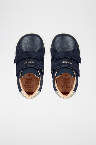 Baskets montantes en cuir Biglia - Bleu nuit