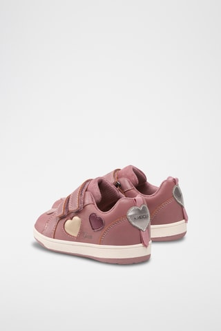 Baskets en cuir New Flick - Rose