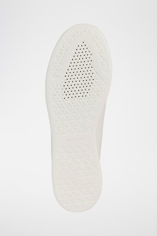 Baskets en cuir - Blanc et vieux rose