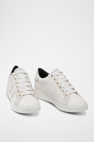 Baskets en cuir - Ecru