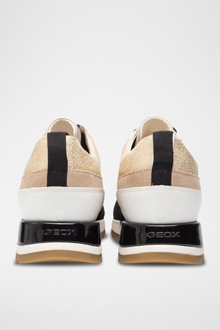 Baskets en cuir Tabelya - Doré et noir
