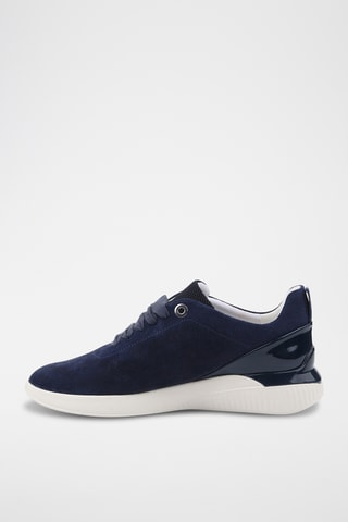 Baskets en nubuck Theragon - Bleu marine