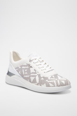 Baskets en nubuck Theragon - Blanc