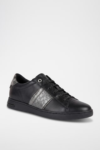 Baskets en cuir Jaysen - Gris foncé