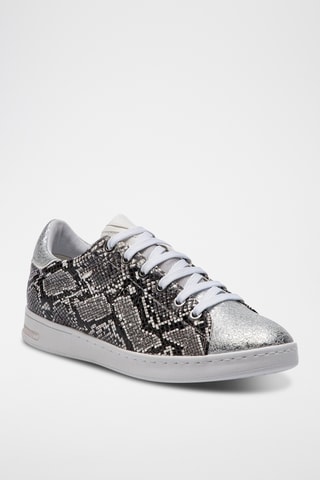 Baskets en cuir Jaysen - Noir et blanc