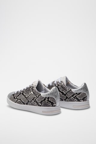Baskets en cuir Jaysen - Noir et blanc