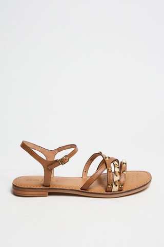 Sandales en cuir - Camel
