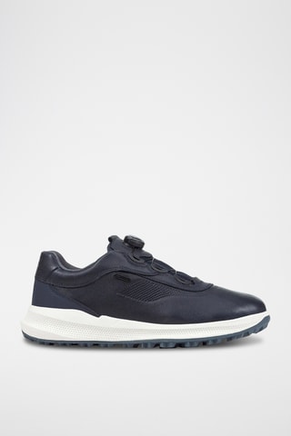 Baskets en cuir - Bleu marine