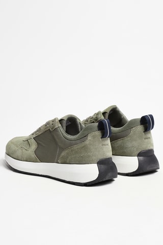 Sneakers en cuir suédé - Vert