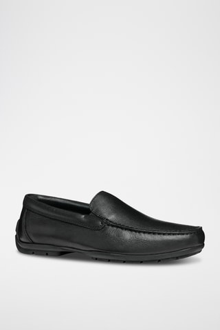 Mocassins en cuir - Noir