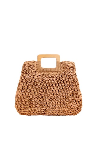 Bolso de rafia Antibes - Marrón