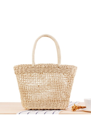 Bolso de rafia Sète - Beige