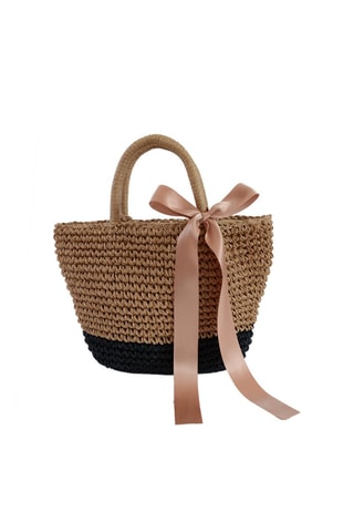 Bolso de rafia Perpignan - Marrón