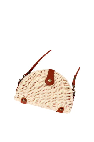 Bandolera de rafia Avignon - Marrón