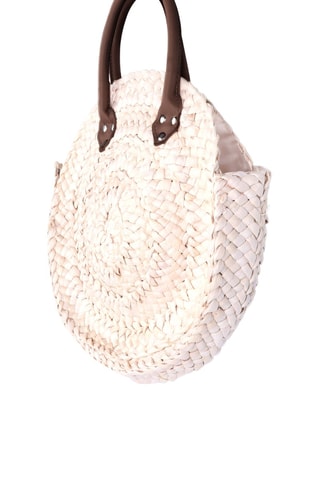 Bolso de rafia de maíz Mengwi - Beige